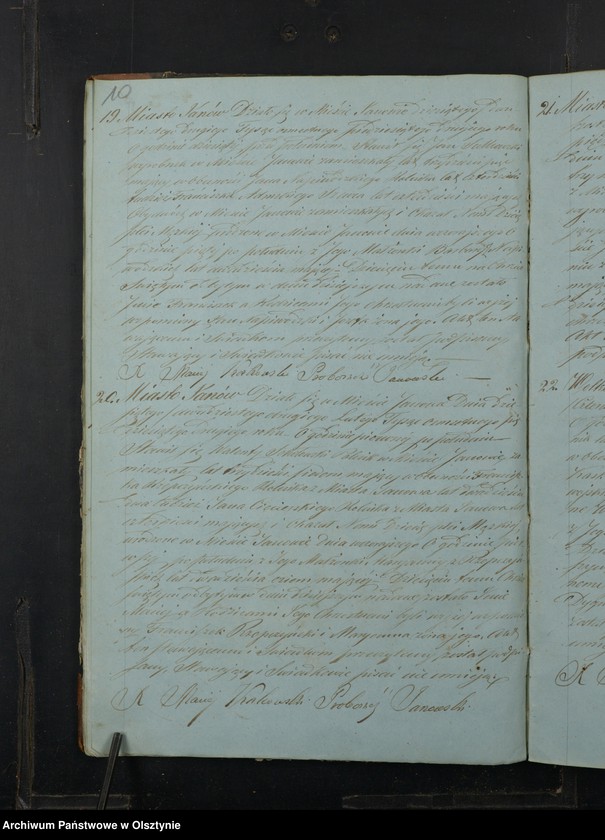 image.from.unit.number "Akta Urodzenia, Małżeństw, Zeyścia Parafij Janowskiej Powiatu Przasnyskiego w Gubernij Płockiej z roku 1852"