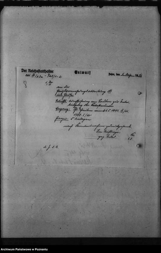 Obraz 12 z jednostki "Unterbringung der Katasterämter"