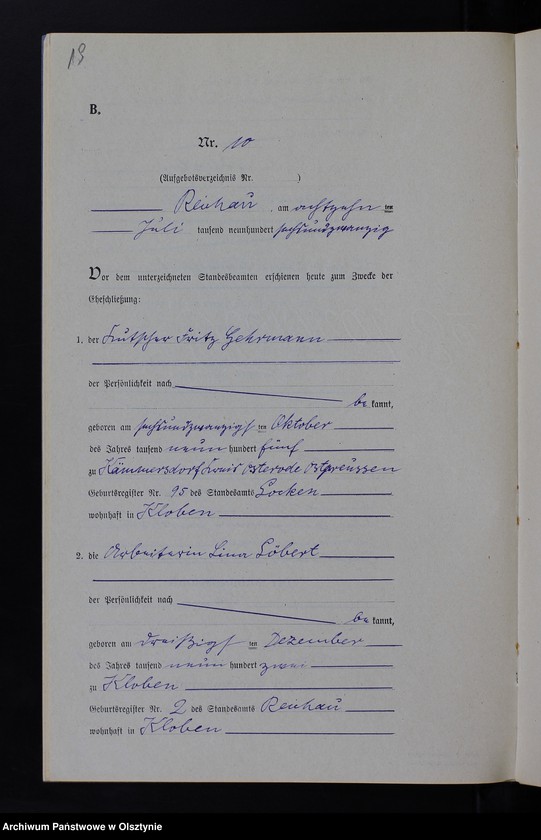 image.from.unit.number "Heirats-Neben-Register Nr 1 - 26"