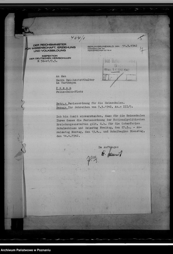 Obraz 12 z jednostki "Oberschule Wreschen (Września)"