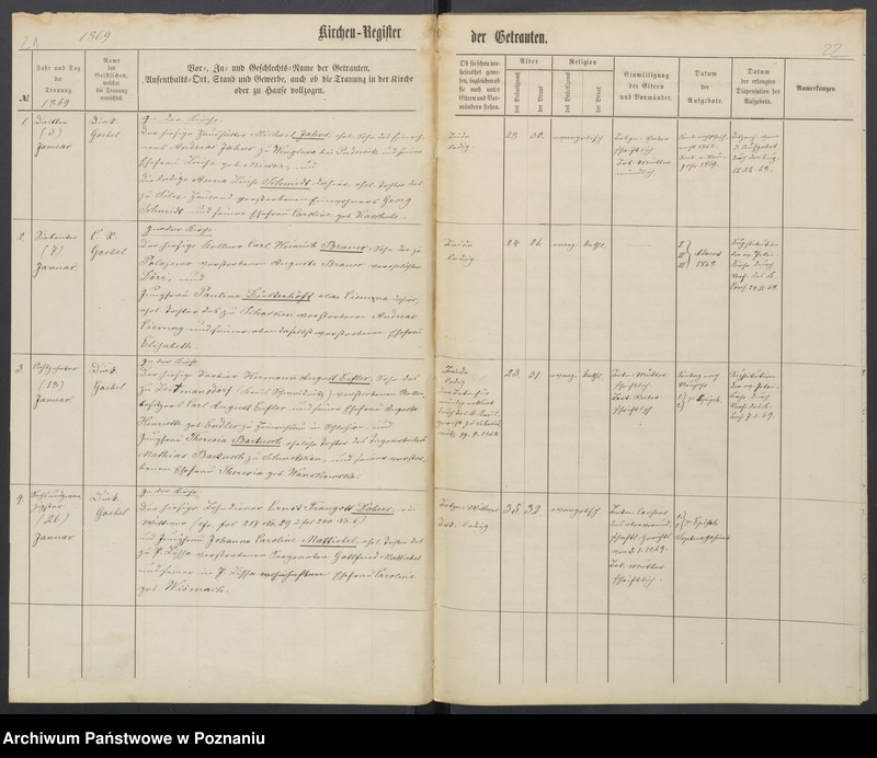 Obraz 14 z jednostki "Duplikat der Kirchenbucher uber Taufen, Trauungen und Begräbnisse"