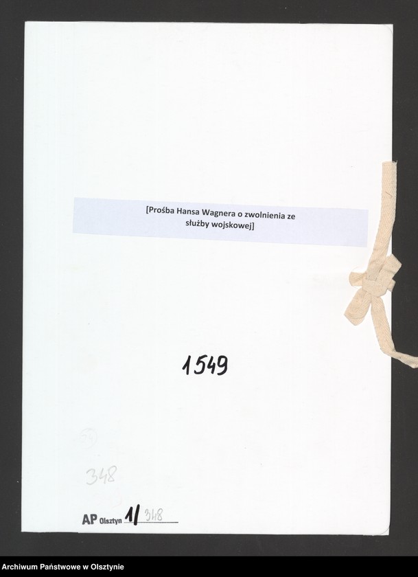 image.from.unit.number "[Prośba Hansa Wagnera o zwolnienia ze służby wojskowej]"