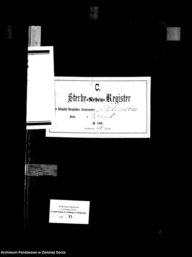 Obraz 4 z jednostki "Sterbe-Neben-Register"