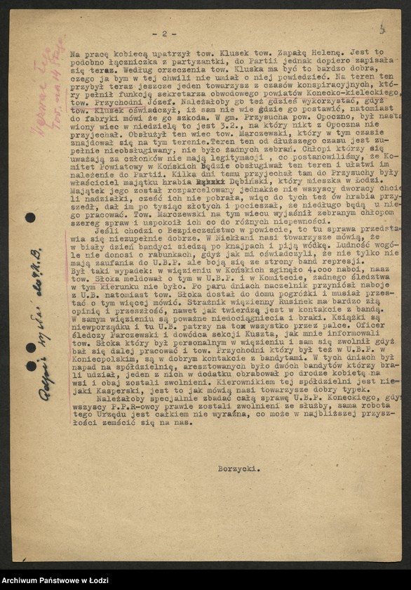 Obraz 4 z jednostki "Sprawozdania instruktorów [Wydziału] z pobytu w terenie"