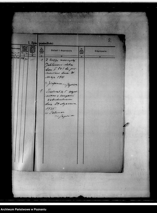 Obraz 6 z jednostki "Uwierzytelniony odpis księgi wieczystej obwodu dworskiego w Jabłonowie powiat chodzieski"