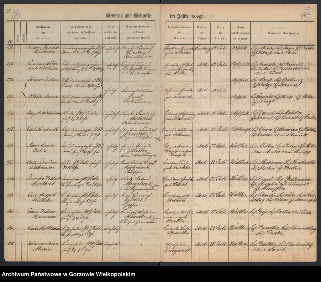 image.from.unit.number "Duplikate der Hauptkirche zu Landsberg an der Warthe (zawiera też księgę zgonów Konkordien Kirche z 1849 r.)"