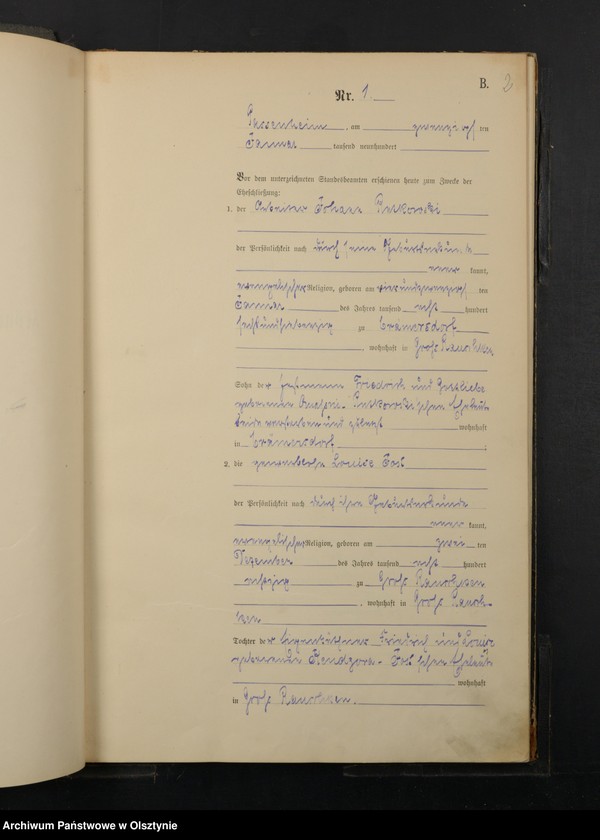 image.from.unit.number "Heiraths-Haupt-Register Nr 1 - 31"