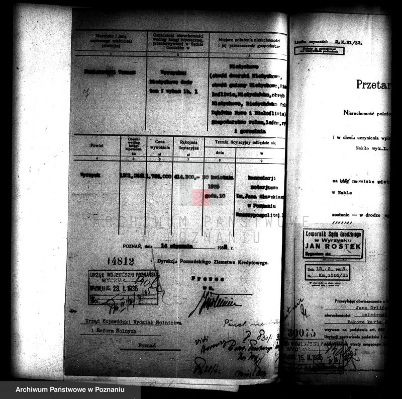 Obraz 11 z jednostki "Przymusowe przetargi nieruchomości w powiecie wyrzyskim"