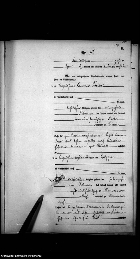 image.from.unit.number "Księga małżeństw"