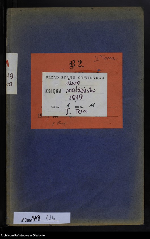 image.from.unit.number "Heirats-Neben-Register Nr 1 - 11 T. I"