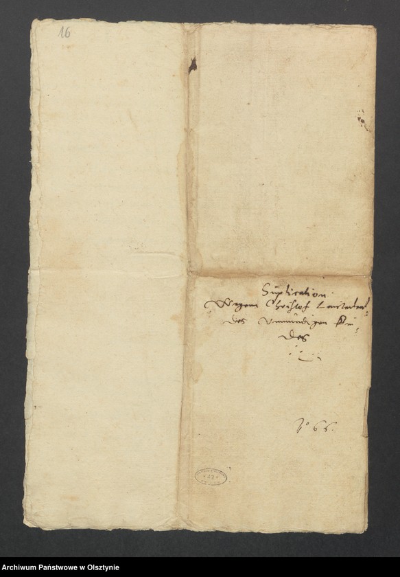 image.from.unit.number "V. [von] Lauterbach [Sprawa długów Mathiasa Adama von Lauterbacha]"