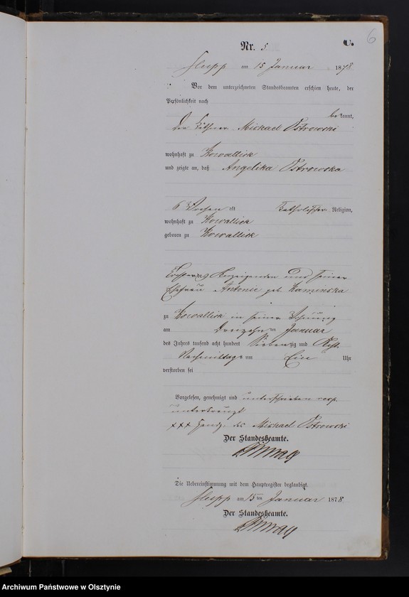 image.from.unit.number "Sterbe-Neben-Register Nr 1 - 73"