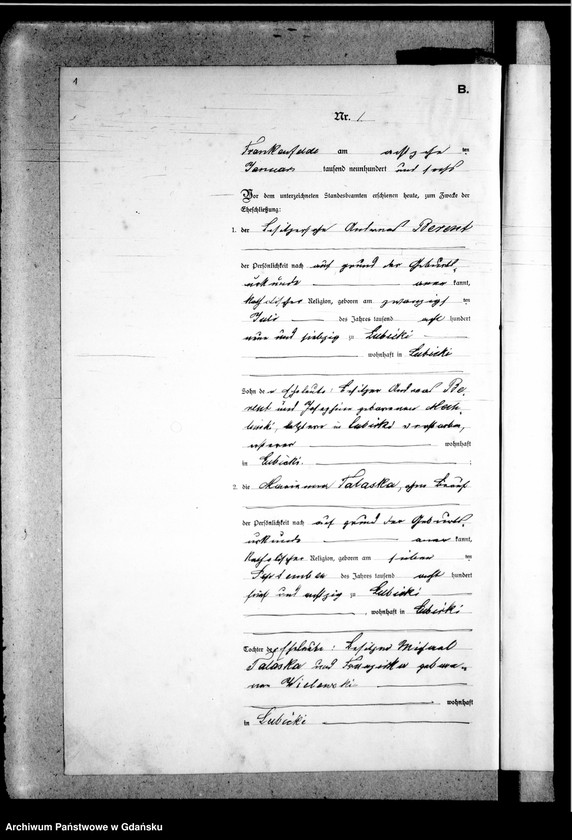 image.from.unit.number "Księga małżeństw"