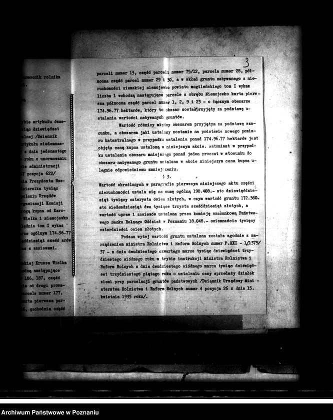 Obraz 6 z jednostki "Majątek Krusza Wielka bI Niemojewko nabycie nieruchomości w trybie art. 8 ustawy o wykonaniu reformy rolnej"