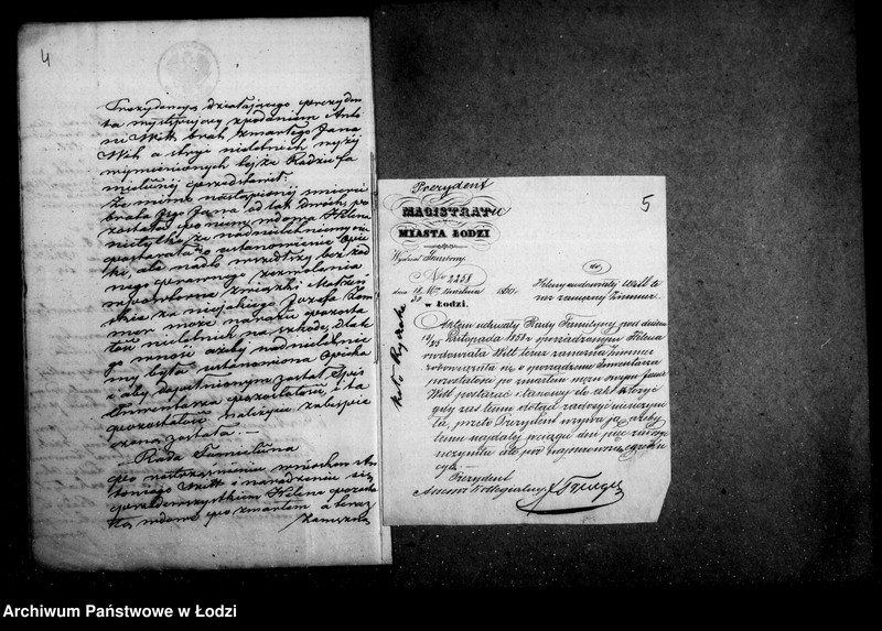 Obraz 7 z jednostki "Akta tyczące się ustanowienia opieki nad nieletnimi po zmarłym Józefie Witt mianowicie Johanną córką, Józefem synem i Franciszką córką"