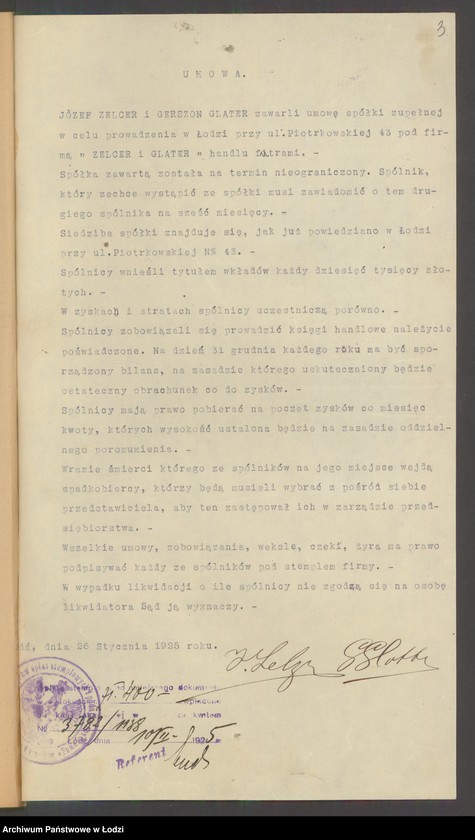 Obraz 5 z jednostki "Zelcer i Glater- handel futrami"