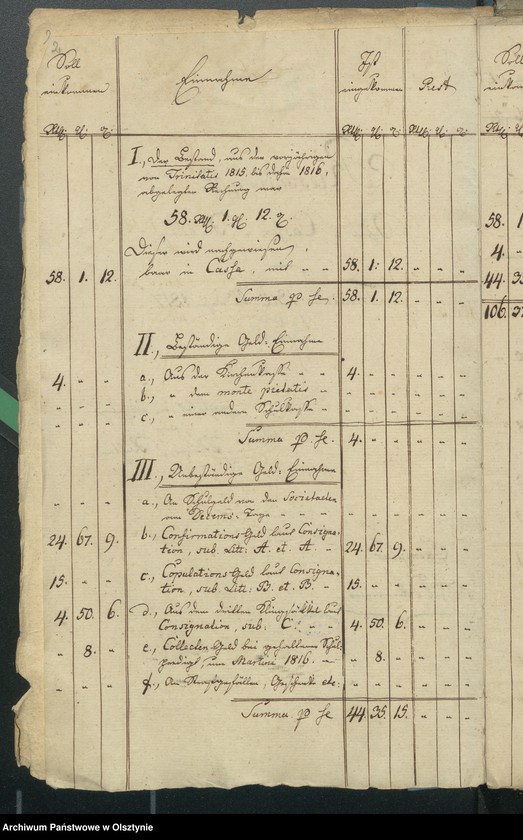 image.from.unit.number "Riesenburgschen Schul-Cassen- Rechnung"