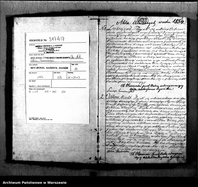image.from.unit.number "Akta urodzeń, małżeństw i zgonów"