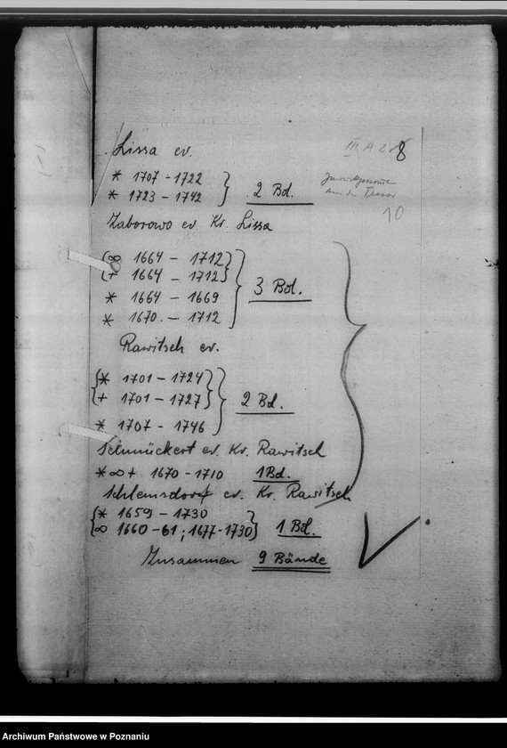 Obraz 14 z jednostki "Sicherung und Verwahrung des Schriftgutes"