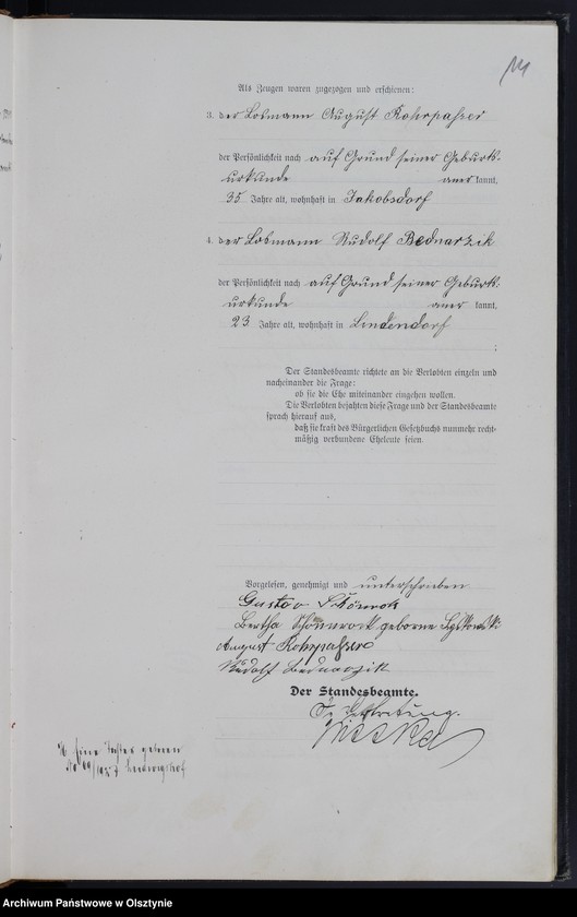 image.from.unit.number "Heiraths-Haupt-Register Nr 1 -64"