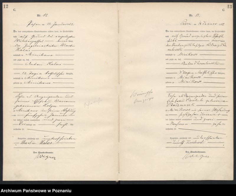 Obraz 9 z jednostki "Księga miejscowa zgonów"