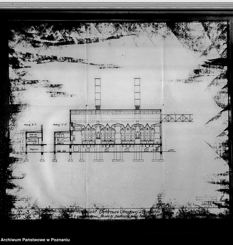 image.from.unit.number "Projekt budowy Elektrowni Miejskiej w Poznaniu przekrój poprzeczny"