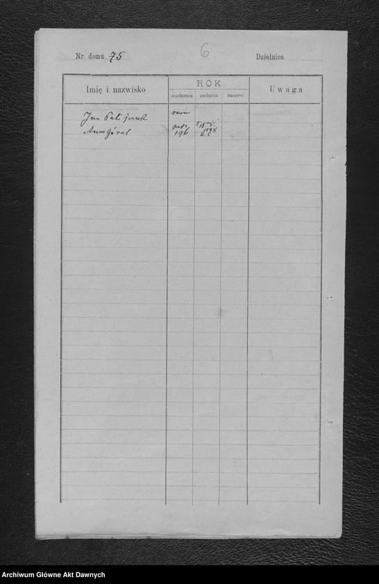 Obraz 9 z jednostki "Parafia: Kołomyja. Dekanat: Kołomyja. Status animarum pro pago Trościanka. [Spis imienny parafian dla wsi Trościanka]."