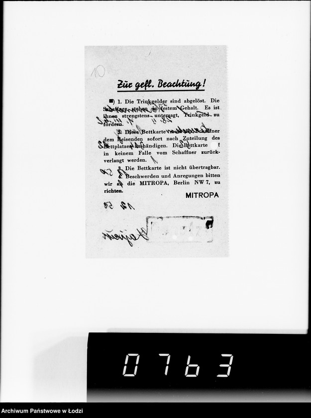 Obraz 14 z jednostki "4. Kassenbelege von nr 627- 846"