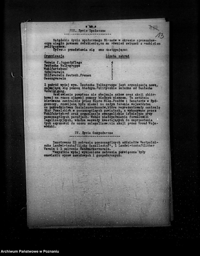 Obraz 17 z jednostki "Sprawozdania z życia mniejszości narodowych za miesiące październik, listopad, grudzień 1934 r."