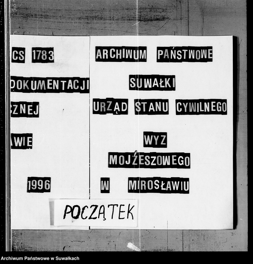 image.from.unit.number "Duplikat akt urodzonych, zaślubionych i zmarłych urzędnika Stanu Cywilnego wyznania mojżeszowego Okręgu Sereje na rok 1857"