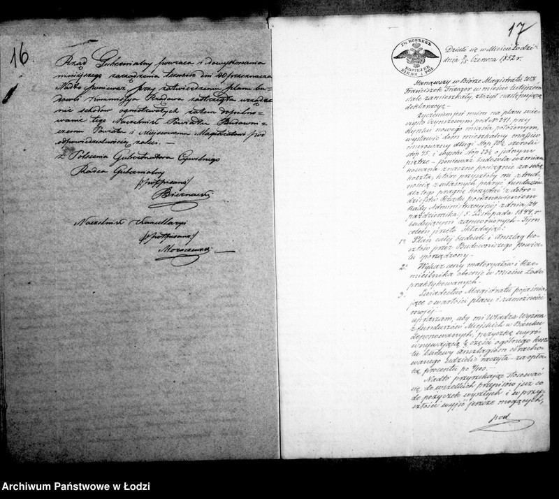 Obraz 17 z jednostki "Akta tyczące się pożyczki Franciszka Traegera"