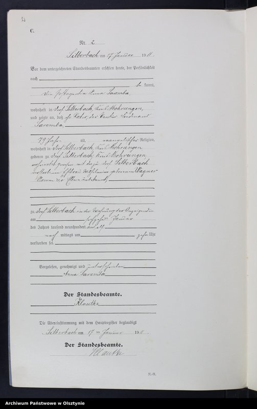 image.from.unit.number "Sterbe-Neben-Register Nr 1 - 33"