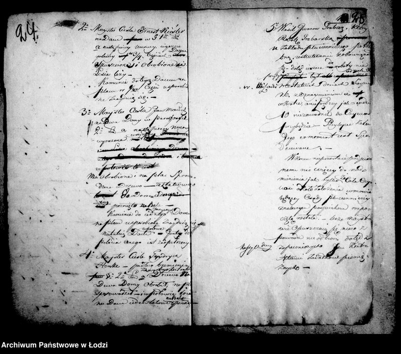 Obraz 20 z jednostki "Akta tyczące się urządzenia bielnika 1824"