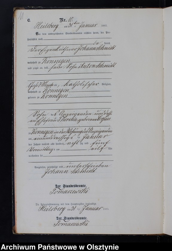 image.from.unit.number "Sterbe-Neben-Register Nr 1 - 109"