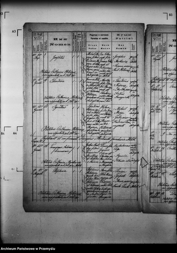 Obraz 17 z jednostki "[Kopie ksiąg metrykalnych parafii Milik z filią Andrzejówka (dekanat Muszyna)]"
