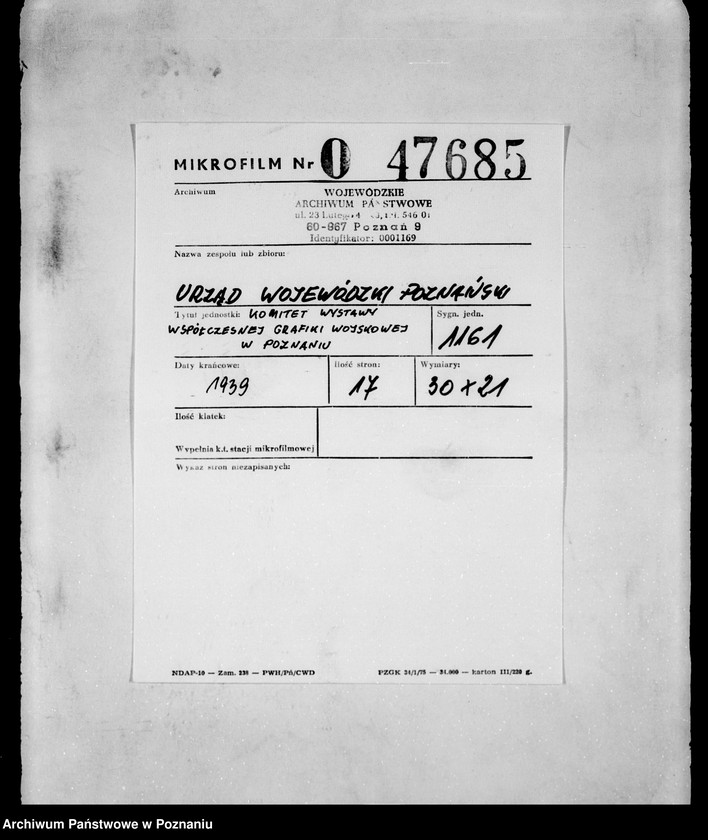 image.from.unit.number "/Komitet Wystawy Współczesnej Grafiki Wojskowej w Poznaniu/"