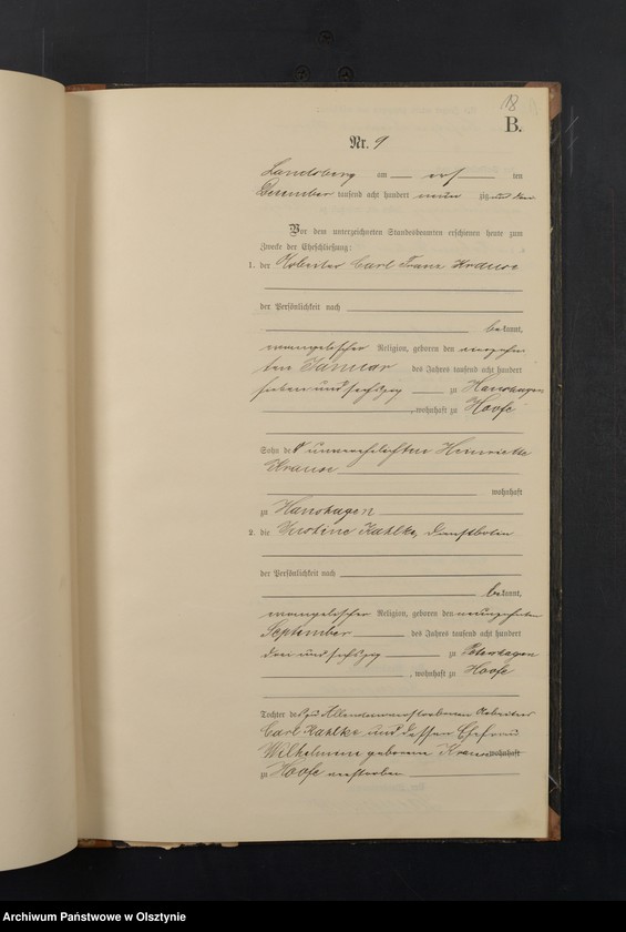 image.from.unit.number "Heiraths-Neben-Register Nr 1 - 10"