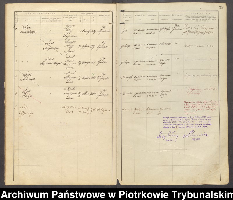 Obraz 10 z jednostki "[Księga ludności stałej gminy Grabica wsi: Grabica, Ostrów]"