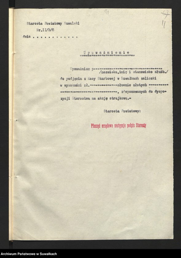 image.from.unit.number "[Akcja przeciwstrajkowa dotycząca ustalenia listy dyżurów, podjęcia z Kasy Skarbowej w Suwałkach zaliczki na akcję, doniesienia o stanie akcji urzędowi wojewódzkiemu]"