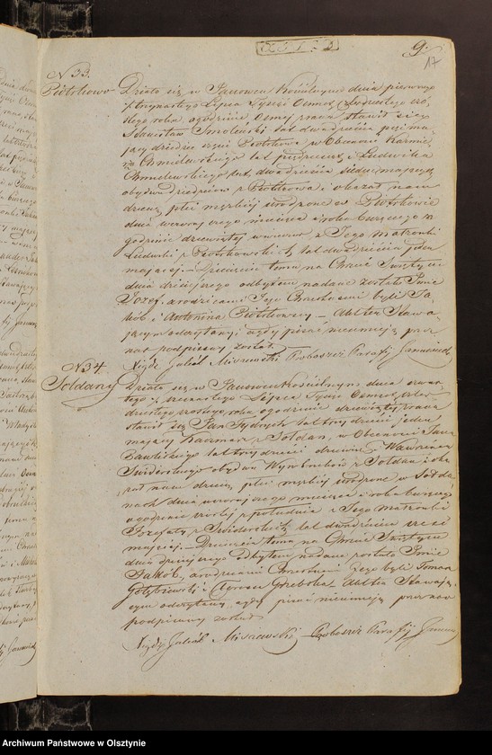 image.from.unit.number "Duplicat Akt Urodzenia, Zaslubienia i Zeyścia Urzędnika Stanu Cywilnego Parafij Janowieckiej za rok 1846"