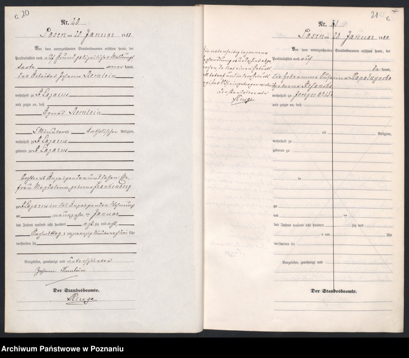 Obraz 13 z jednostki "Księga zgonów"