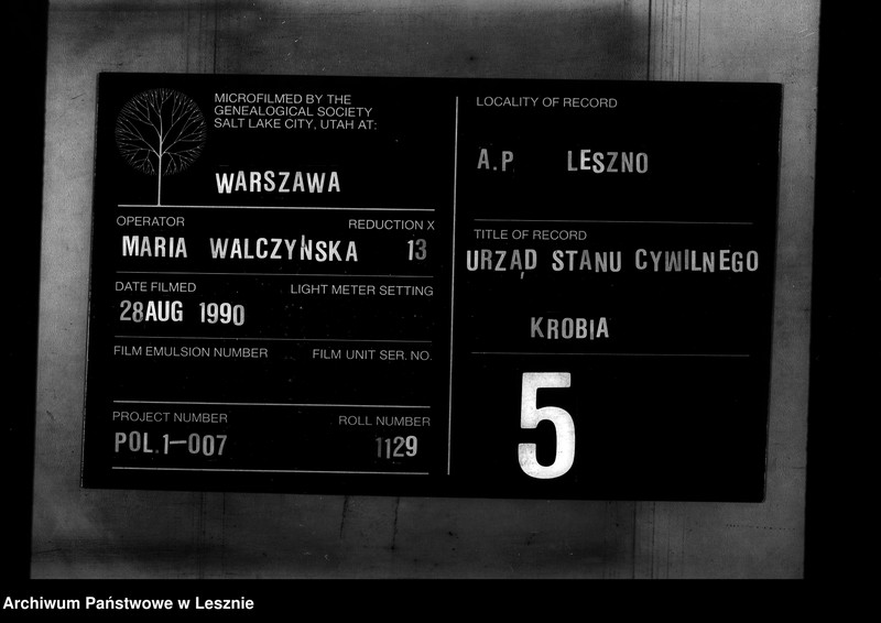 Obraz 1 z jednostki "[Księga zgonów - miasto]"