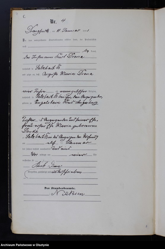 image.from.unit.number "Sterbe-Haupt-Register Nr 1 - 85"