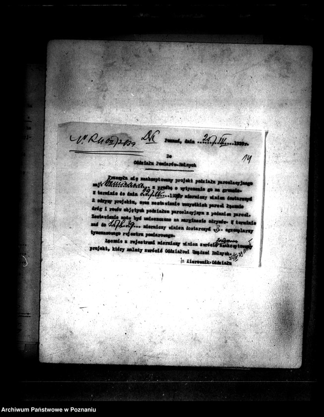 Obraz 18 z jednostki "Majątek Niemierzewo, Lubosz powiatu międzychodzkiego parcelacja"