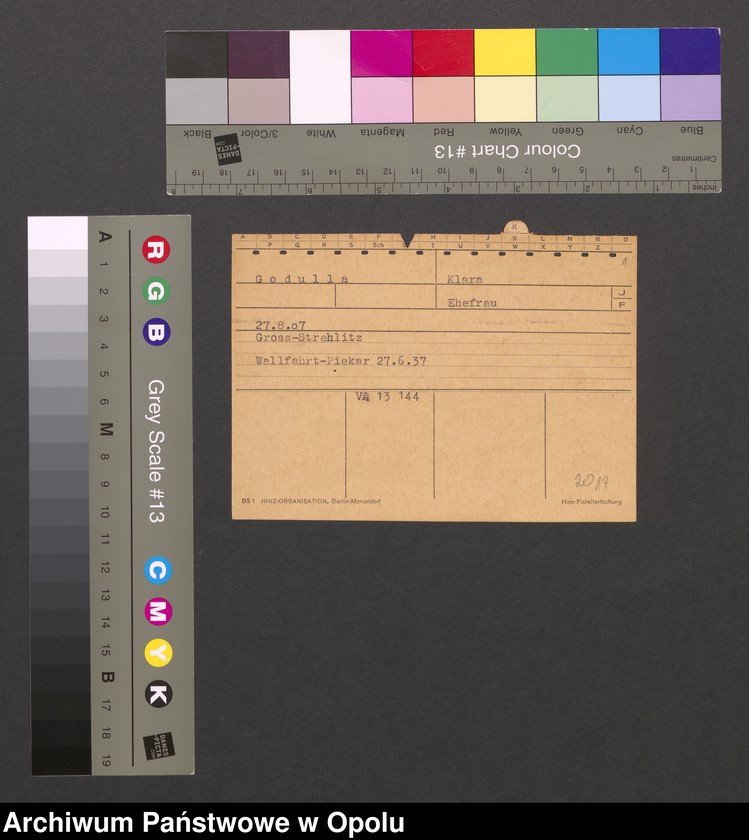 Obraz 3 z jednostki "[Godulla Klara, 27.08. 1907 r. Gross Strehlitz]"