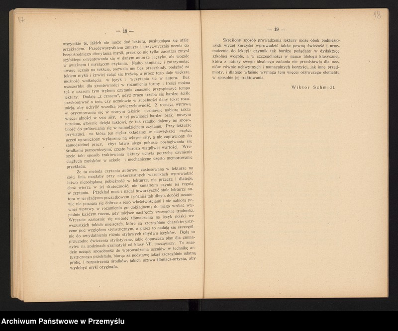 image.from.unit.number "XV Sprawozdanie dyrekcji c.k. gimnazjum polskiego w Cieszynie za rok szkolny 1909/10"