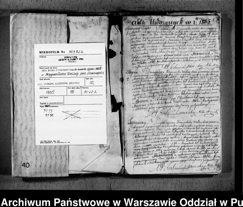 image.from.unit.number "Akta urodzeń, małżeństw i zgonów"