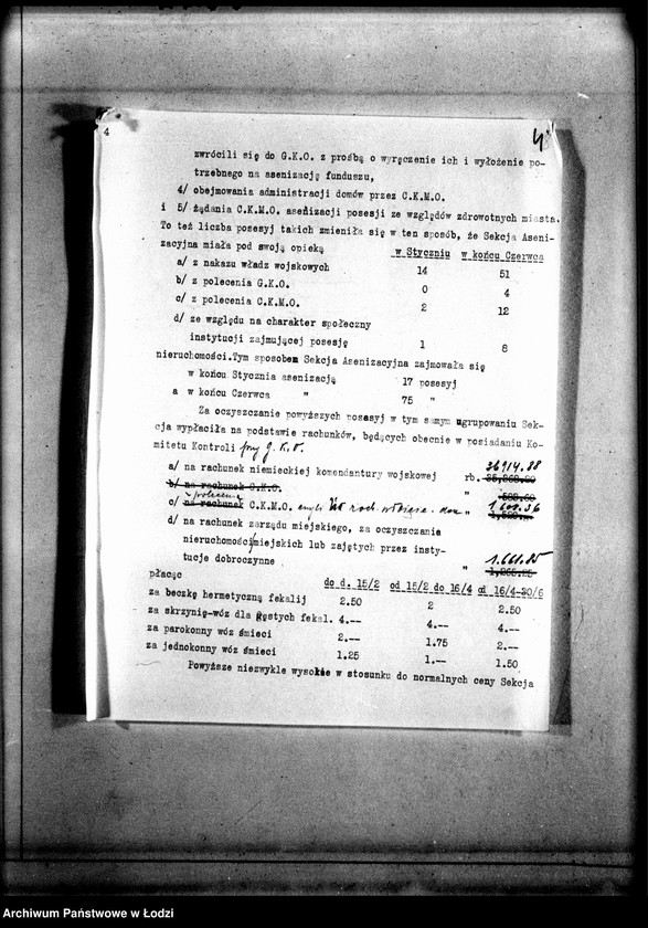 Obraz 7 z jednostki "Sprawozdanie Sekcji Asenizacyjnej po dz. 30 VI 1915"