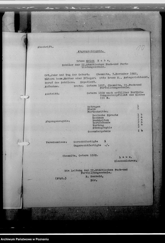 Obraz 14 z jednostki "Nebe, Bruno - komisarz obwodowy"