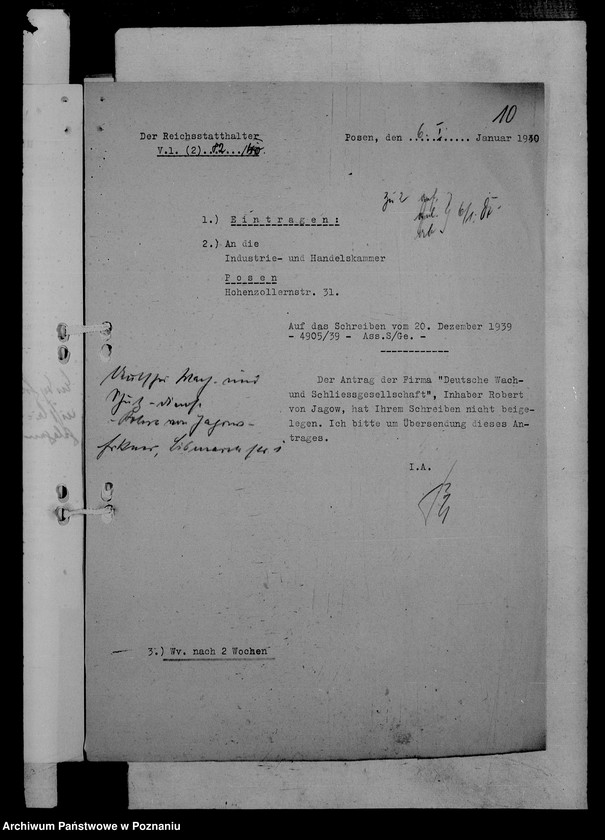 Obraz 14 z jednostki "Bewachungsgewerbe"